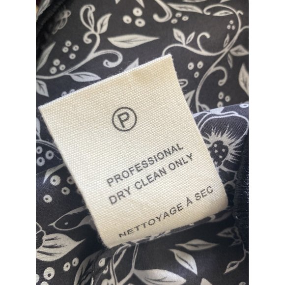 FLANNEL AMERICA Silk Tank Top Size 1 Gray Lightweight fits Small Floral - Picture 6 of 6